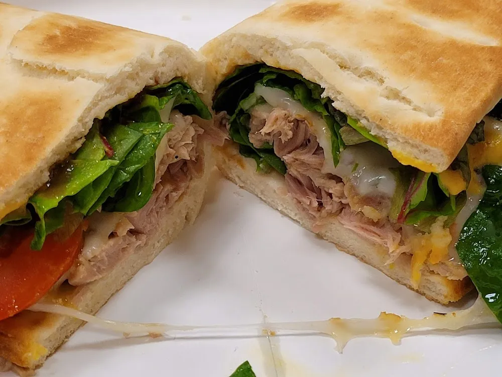 Chicken and Garlic Flatbread